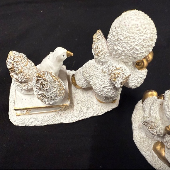 K’s Collection Penguins and Snow Children Figures White Gold Holiday Decor Set - Picture 4 of 10